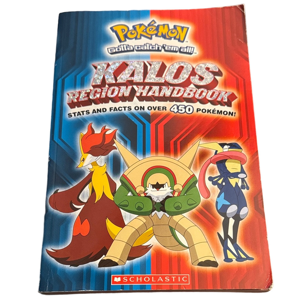 Scholastic Pokemon Kalos Region Handbook Stats and Facts on Over 450 Pokémon